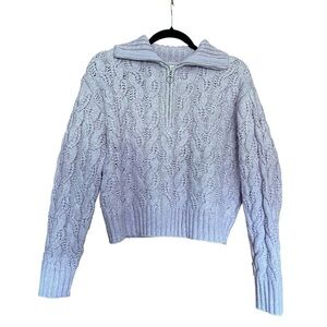 Sincerely Jules Women's Purple Zip Up Sweater